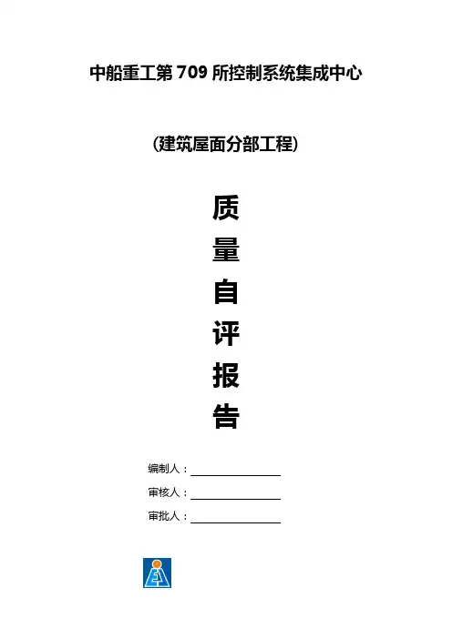 屋面自评报告