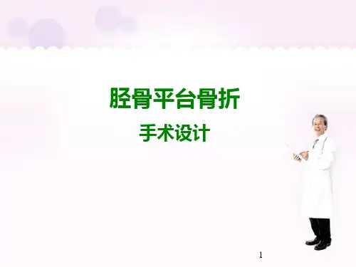 胫骨平台骨折手术设计PPT幻灯片课件