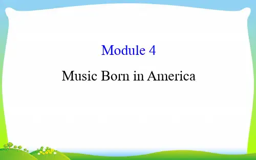 高考英语(外研版)一轮复习课件：选修7+Module+4