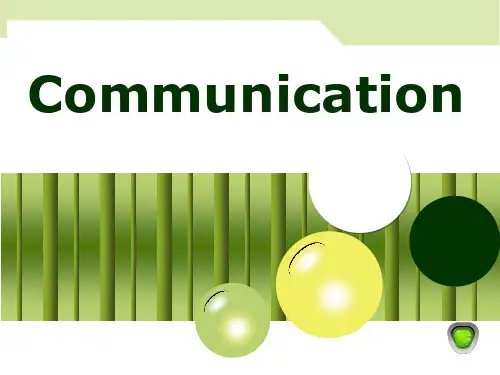Communication演讲课件(PPT47页)