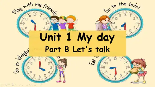 新版PEP五年级下 册Unit1  B Let's talk