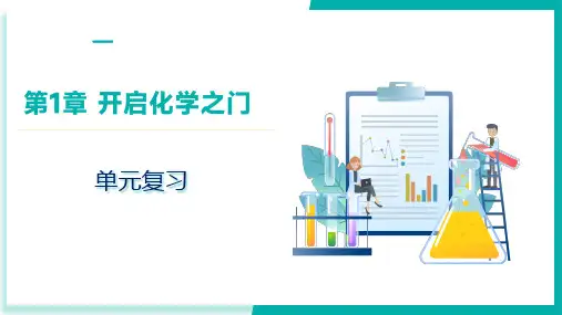 2024秋新教材沪教版九年级上册化学—第1章 开启化学之门单元复习课件