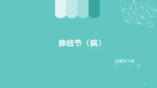 肺结节(病)PPT课件