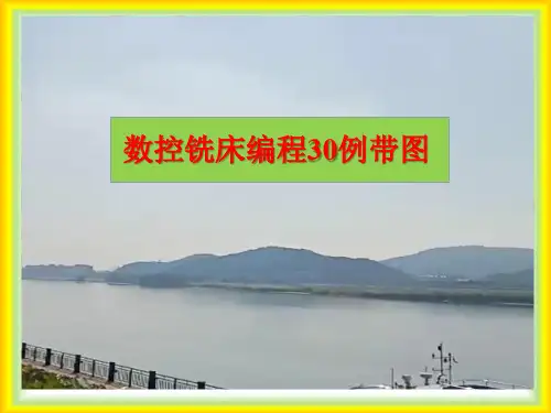 数控铣床编程30例带图-数控铣床编程文字图片