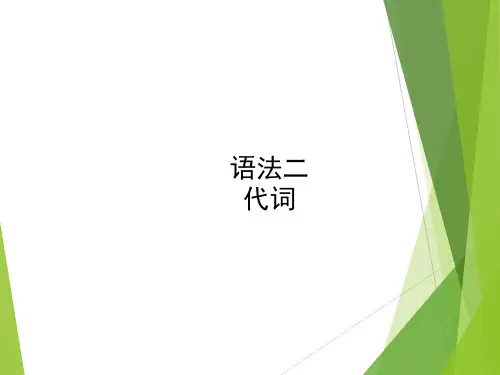中考英语语法专题课件2-代词