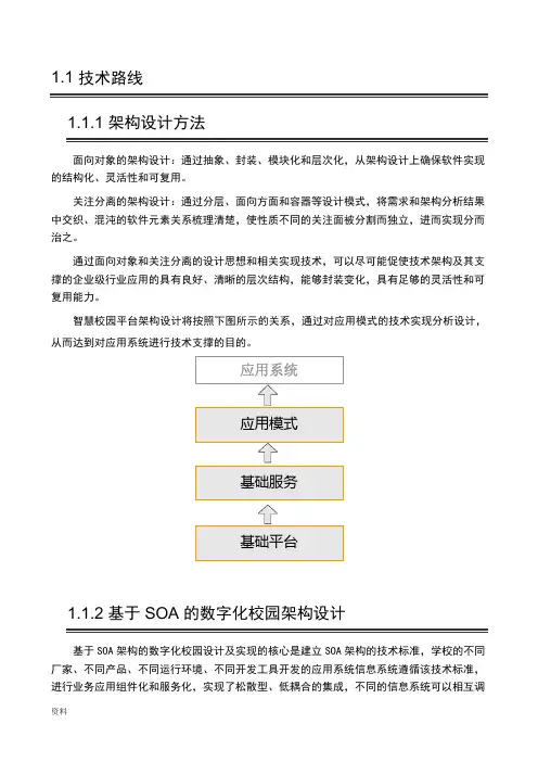 智慧校园技术路线