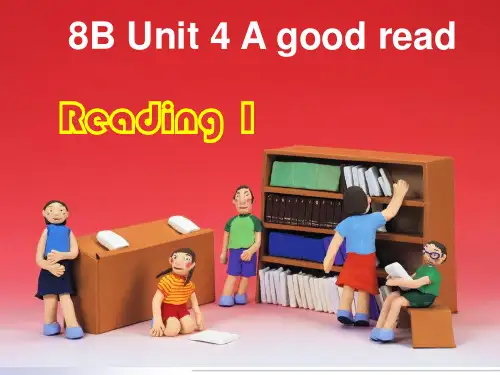 2021年牛津译林版八年级英语下册Unit4 A good read Reading1精品课件