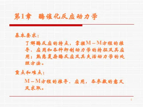 酶催化反应动力学ppt课件