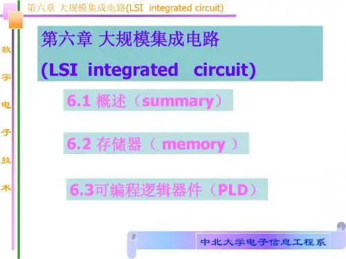 第六章大规模集成电路