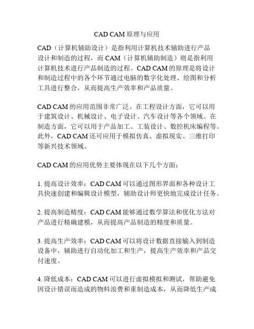 CAD CAM 原理与应用