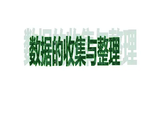 二年级下册数学PPT-数据的收集与整理丨苏教版(16张)-精品课件