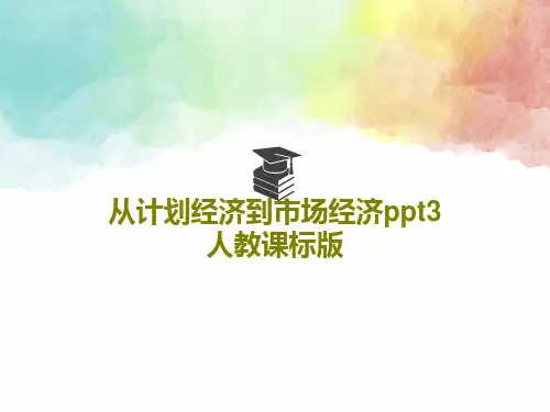 从计划经济到市场经济ppt3 人教课标版共29页文档
