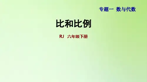 六年级下册数学6整理与复习1数与代数比和比例人教版(29张)标准课件
