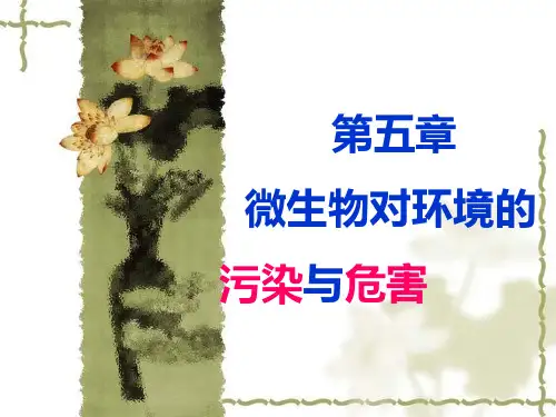 微生物对环境的污染与危害