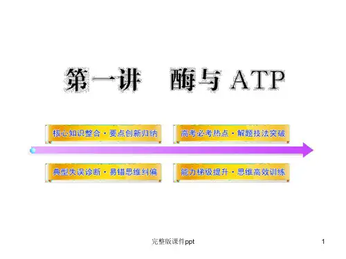 高考生物二轮复习精品课件：专题二细胞的代谢