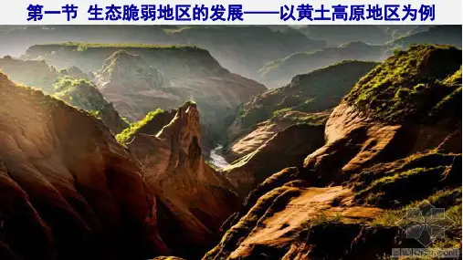 第一节生态脆弱区的发展(以黄土高原地区为例)