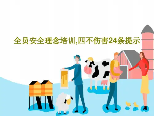 全员安全理念培训,四不伤害24条提示44页PPT
