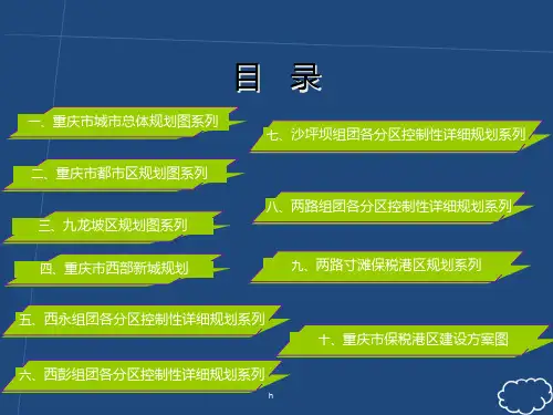 重庆各区规划详细图