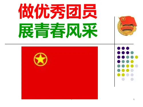 做优秀团员展青春风采PPT课件