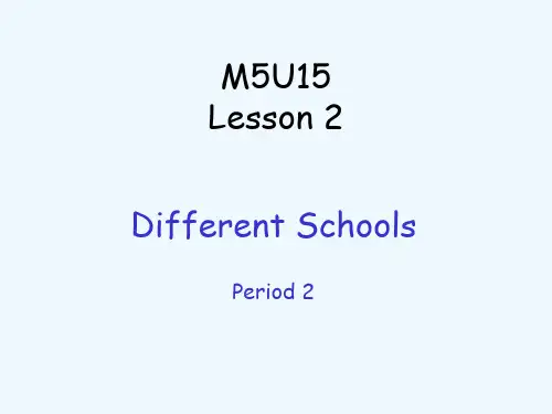 高中英语 module 5 unit 15 Lesson2-2nd period课件 北师大版必修5