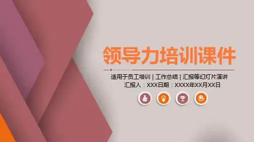15 领导力培训课件