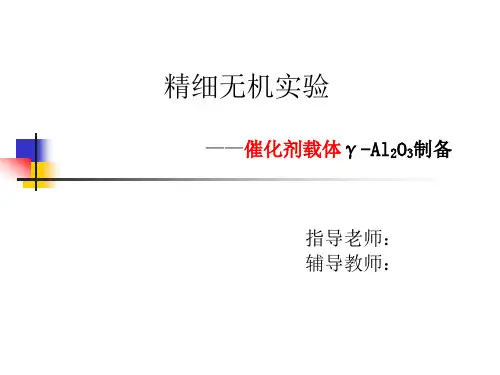 γ-Al2O3的制备(经典版)