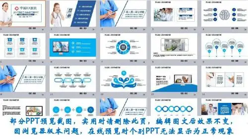医院工作总结——医生护士护理总结汇报动态PPT模板【精品】