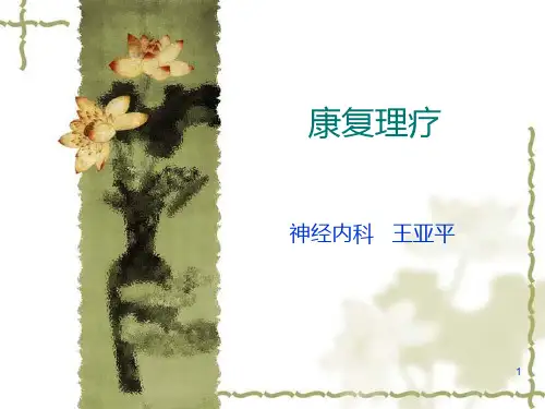 康复进修体会 PPT课件