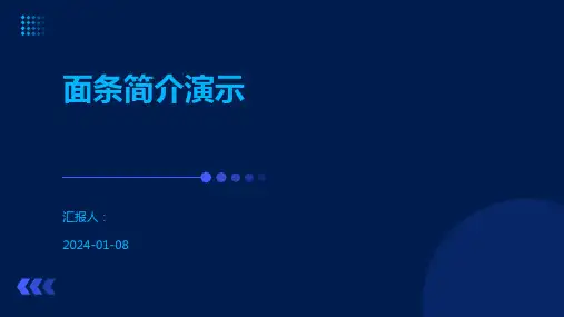 面条简介演示