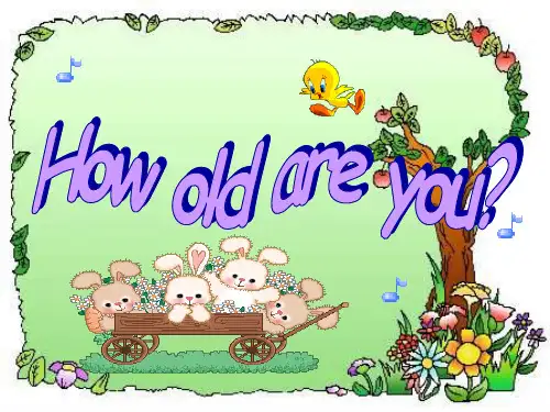 冀教版英语四年级下册Lesson13 How old are you 课件