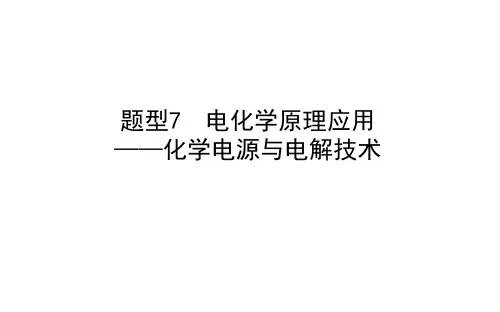 2021届新高考化学二轮专题复习课件：题型7 电化学原理应用——化学电源与电解技术