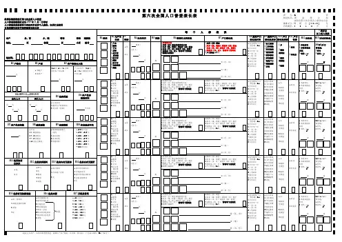 第六次全国人口普查表长表