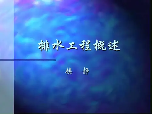 排水工程概述 ppt课件