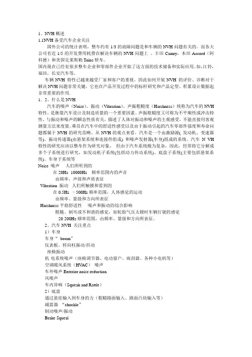 汽车噪声