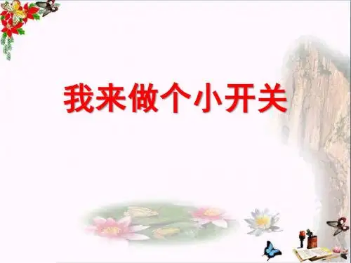 我来做个小开关_PPT优秀课件