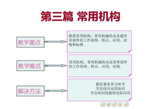 机械常用传动装置