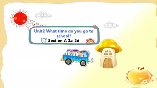 Unit2+Section+A2a-2d课件2023-2024学年人教版七年级英语下册