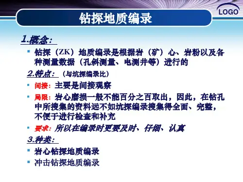 钻探编录