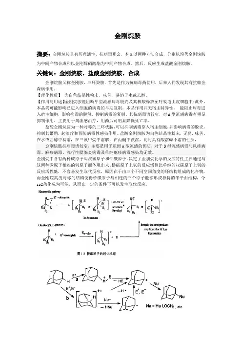 金刚烷胺的合成