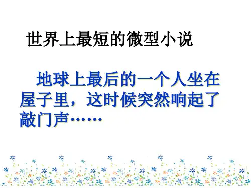 《微型小说》PPT课件