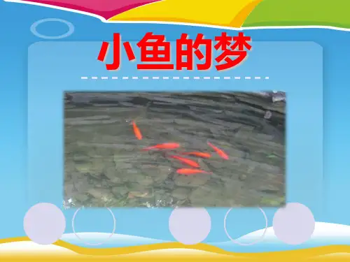 《小鱼的梦》PPT教学课件