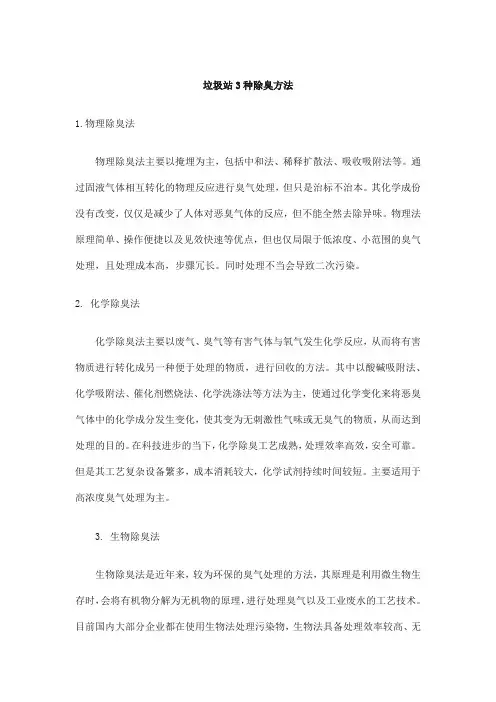 垃圾站除臭
