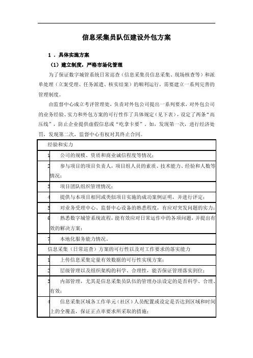 数字城管信息采集方案