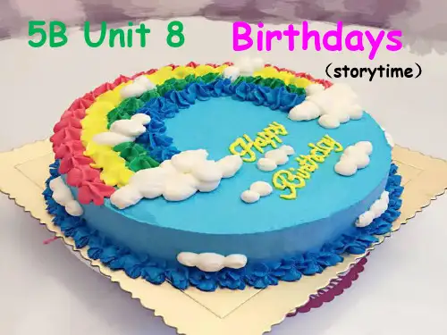 五年级英语下册课件-Unit 8 Birthdays（Story time）（8）-译林版