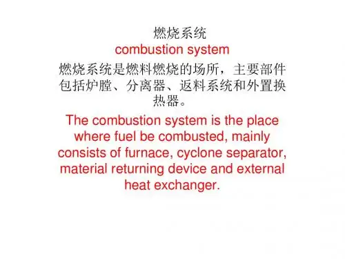 锅炉燃烧系统