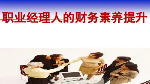 职业经理人的财务素养提升.pptx