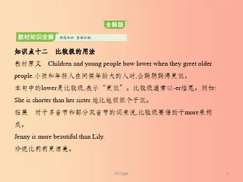 201X年春七年级英语下册Module11BodylanguageUnit3Languageinus
