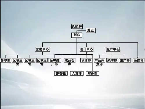 服装公司组织结构图(最新整理).ppt