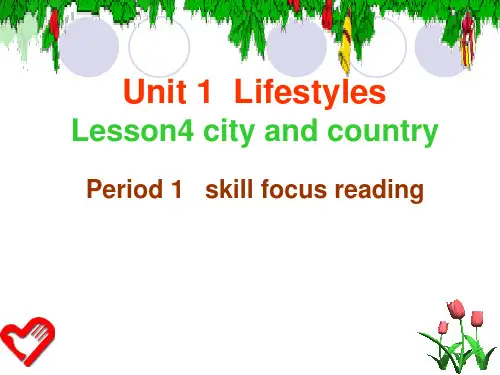 北师大版高中英语必修1 Unit1_Lesson4_名师课件(一)