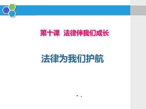 《法律为我们护航》PPT课件